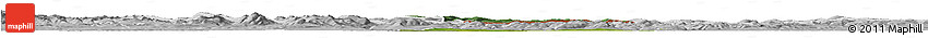 Satellite Horizon Map of Jaslo, lighten, desaturated