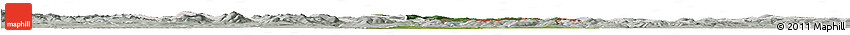 Satellite Horizon Map of Jaslo, lighten, semi-desaturated