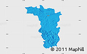 Political Map of Jaslo, single color outside