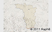Shaded Relief Map of Jaslo, lighten