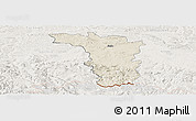 Shaded Relief Panoramic Map of Jaslo, lighten