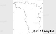 Blank Simple Map of Jaslo, cropped outside