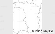 Blank Simple Map of Jaslo, no labels