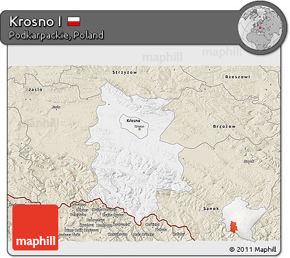 Classic Style 3D Map of Krosno I