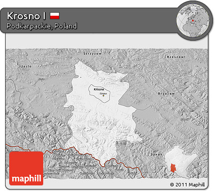 Gray 3D Map of Krosno I