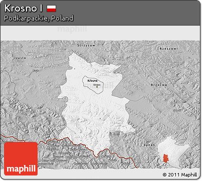 Gray 3D Map of Krosno I