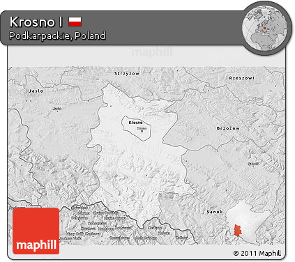Silver Style 3D Map of Krosno I