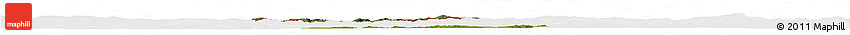 Satellite Horizon Map of Krosno I, cropped outside