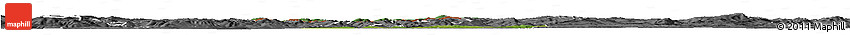 Satellite Horizon Map of Krosno I, desaturated