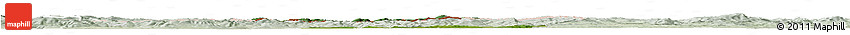 Satellite Horizon Map of Krosno I, lighten