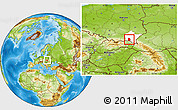 Physical Location Map of Krosno I, highlighted parent region