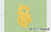 Savanna Style Map of Krosno I, single color outside