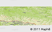 Physical Panoramic Map of Krosno I