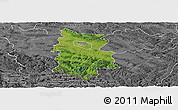 Satellite Panoramic Map of Krosno I, desaturated