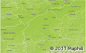 Physical 3D Map of Mielec