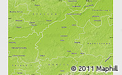 Physical Map of Mielec