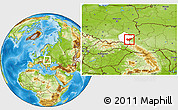 Physical Location Map of Przemysl I, highlighted parent region