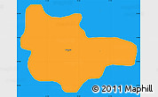 Political Simple Map of Przemysl
