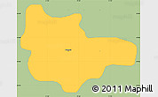 Savanna Style Simple Map of Przemysl