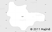 Silver Style Simple Map of Przemysl