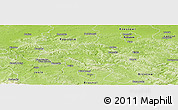 Physical Panoramic Map of Strzyzow