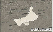 Shaded Relief 3D Map of Tarnobrzeg I, darken