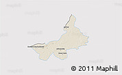 Shaded Relief 3D Map of Tarnobrzeg I, single color outside