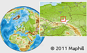 Physical Location Map of Tarnobrzeg I, highlighted parent region