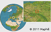 Satellite Location Map of Tarnobrzeg I