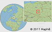 Savanna Style Location Map of Tarnobrzeg I