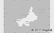 Gray Map of Tarnobrzeg I, single color outside