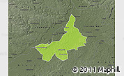 Physical Map of Tarnobrzeg I, darken, semi-desaturated
