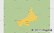 Savanna Style Map of Tarnobrzeg I, single color outside