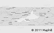 Silver Style Panoramic Map of Tarnobrzeg I