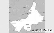Gray Simple Map of Tarnobrzeg I