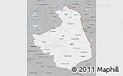 Gray 3D Map of Podlaskie