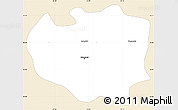 Classic Style Simple Map of Bialystok