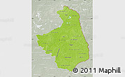 Physical Map of Podlaskie, lighten, semi-desaturated