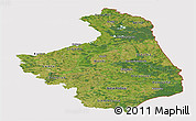 Satellite Panoramic Map of Podlaskie, cropped outside