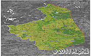 Satellite Panoramic Map of Podlaskie, desaturated