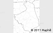 Blank Simple Map of Podlaskie, no labels