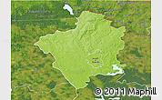 Physical 3D Map of Suwalki I, satellite outside