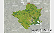 Satellite 3D Map of Suwalki I, lighten, semi-desaturated