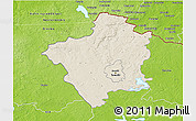 Shaded Relief 3D Map of Suwalki I, physical outside