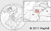 Blank Location Map of Suwalki I