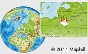 Physical Location Map of Suwalki I, highlighted parent region