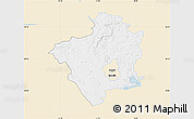 Classic Style Map of Suwalki I, single color outside