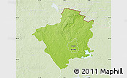 Physical Map of Suwalki I, lighten
