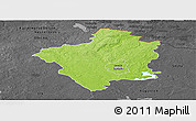 Physical Panoramic Map of Suwalki I, darken, desaturated