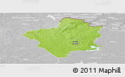 Physical Panoramic Map of Suwalki I, lighten, desaturated